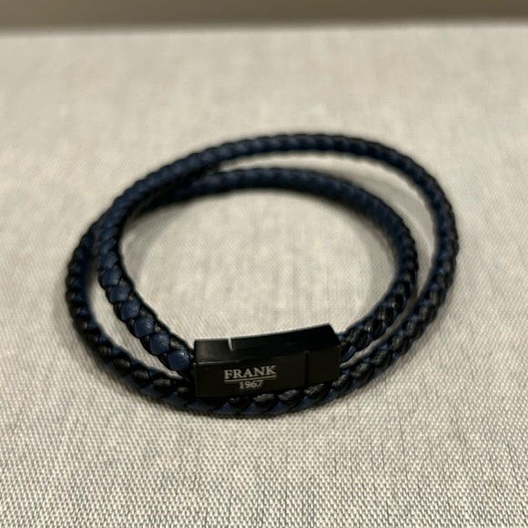New in Box - Frank 1967 - Double Wrap Men's  Leather Bracelet - Picture 7 of 8